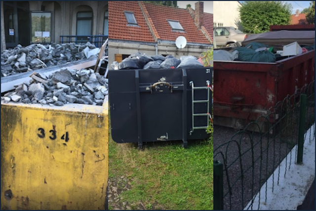 exemple de benne en location sur 01