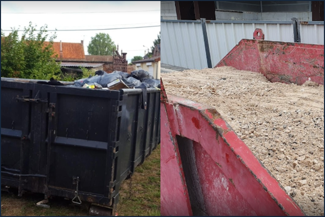 exemple de benne en location sur 01