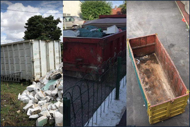 exemple de benne en location sur 01