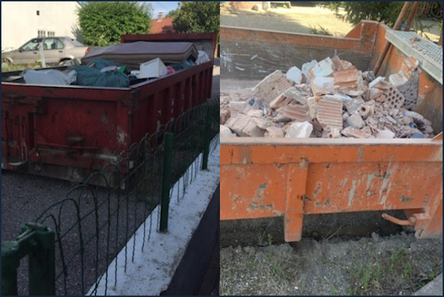 exemple de benne en location sur 01